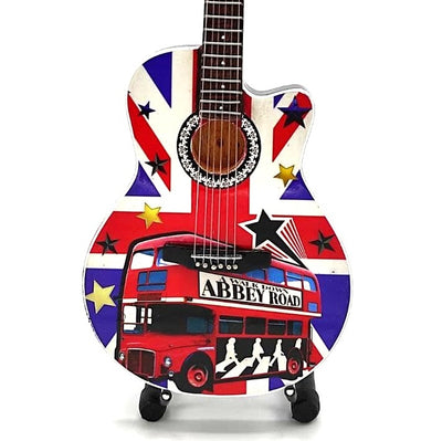Mini guitarra coleccionable The Beatles