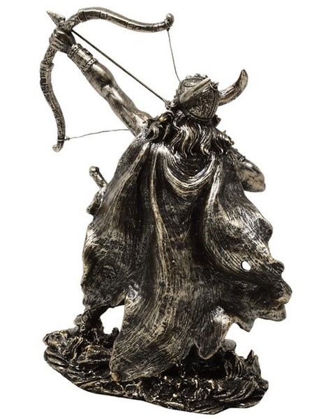 Figura decorativa vikingo MC-23142 con posibilidad de personalización con grabado, altura 19,5 cm, polyresina, ideal para regalo