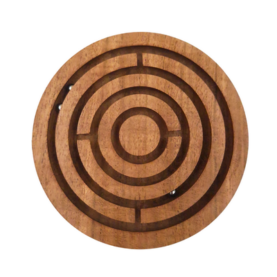 Juego de habilidad bolas en laberinto de madera con posibilidad de personalización mediante grabado
