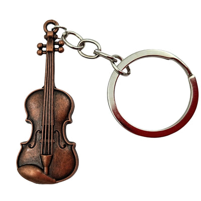 Llavero musical metálico de violín MKT-0145