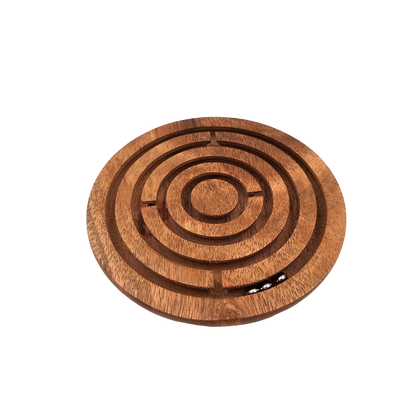 Juego de habilidad bolas en laberinto de madera con posibilidad de personalización mediante grabado