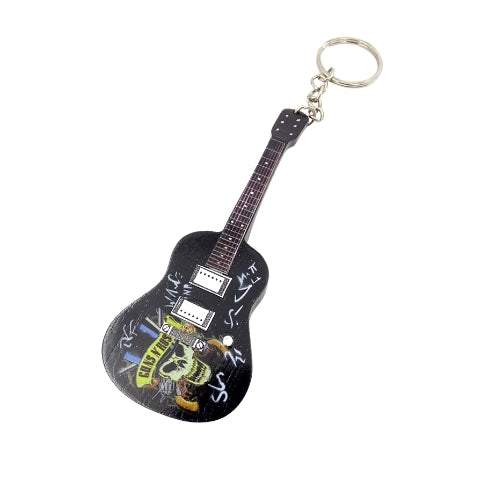 Brelok mini gitara w stylu Guns N' Roses z możliwością personalizacji grawerem