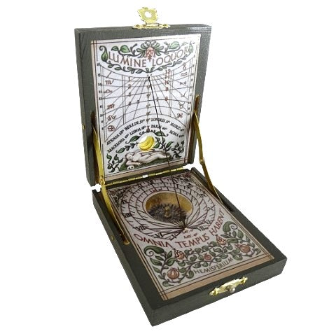 Reloj de sol con brújula Kepler díptico