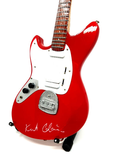 Mini guitarra Kurt Cobain Nirvana MGT-0277 con opción de personalización con grabado