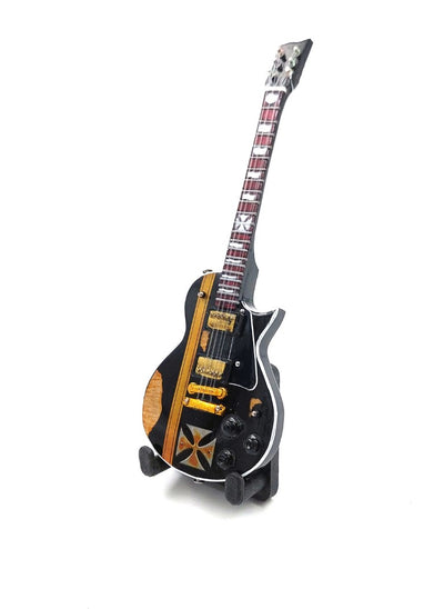 Mini guitarra coleccionable de 15 cm estilo James Hetfield con posibilidad de personalización con grabado