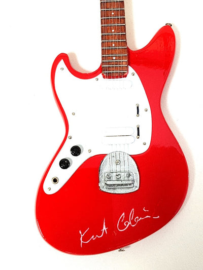 Mini guitarra Kurt Cobain Nirvana MGT-0277 con opción de personalización con grabado