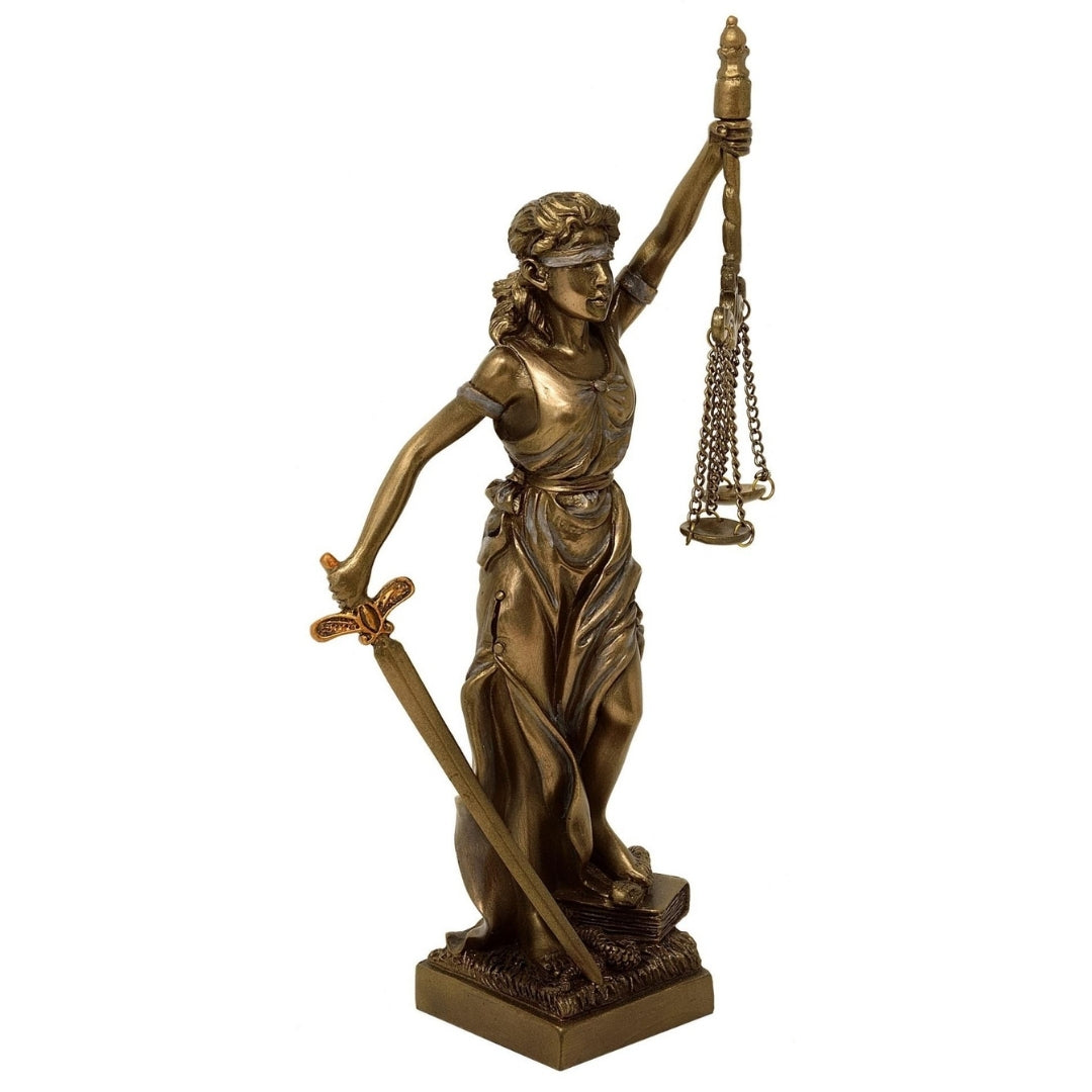 Figura de Temis diosa de la justicia 20 cm con posibilidad de personalización con grabado