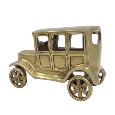 Modelo de coche retro de metal BMW Dixi en color latón antiguo con posibilidad de personalización con grabado