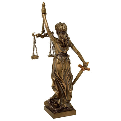 Figura de Temis diosa de la justicia 20 cm con posibilidad de personalización con grabado