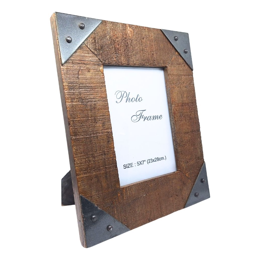 Marco de fotos de madera 13 x 18 cm con posibilidad de personalización con grabado