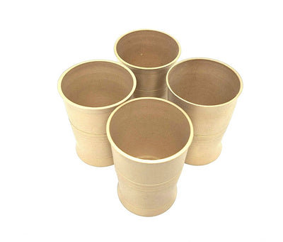 Juego de 4 vasos de chupito de latón con posibilidad de grabado personalizado