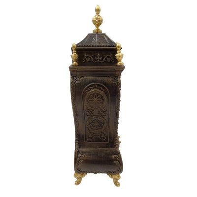 Elegante reloj de chimenea caja de música con posibilidad de grabado personalizado