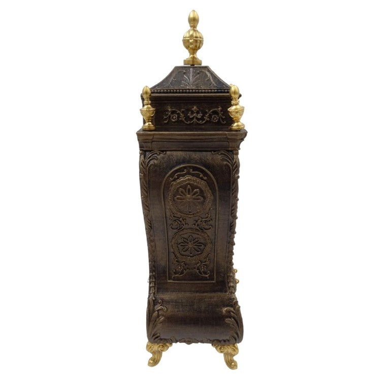 Elegante reloj de chimenea caja de música con posibilidad de grabado personalizado