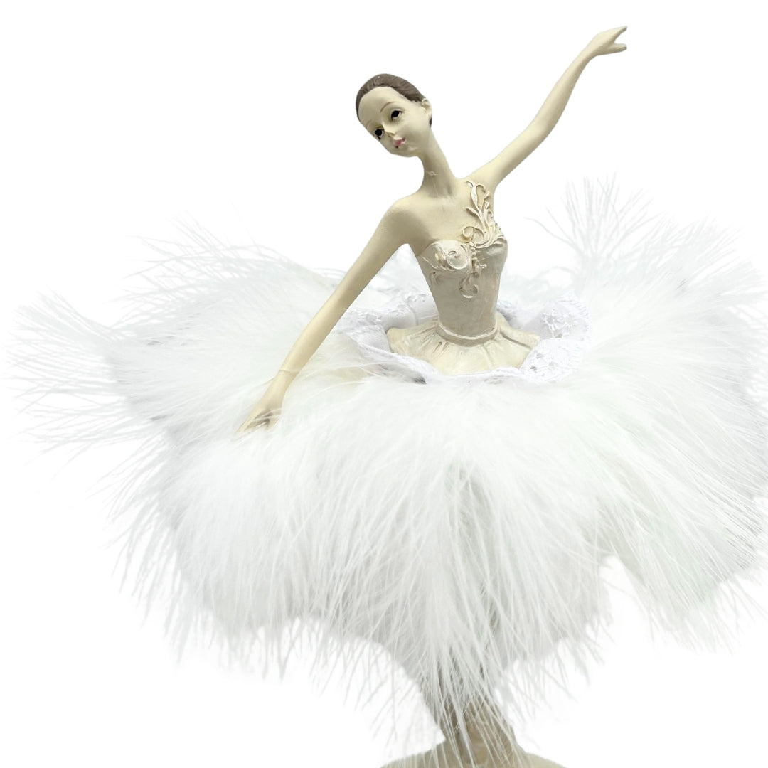 Caja de Música Bailarina Reina de las Nieves Móvil 23,5 cm con Grabado