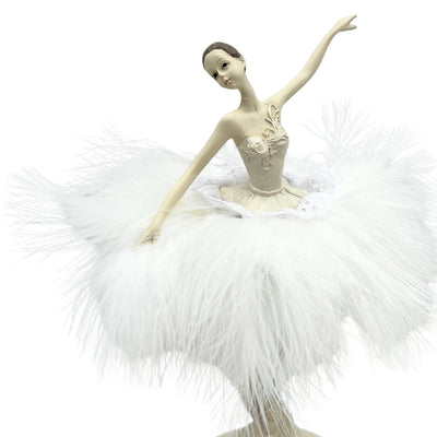 Caja de Música Bailarina Reina de las Nieves Móvil 23,5 cm con Grabado