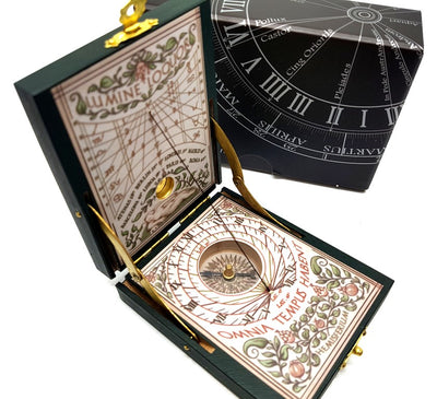 Reloj de sol con brújula Kepler díptico