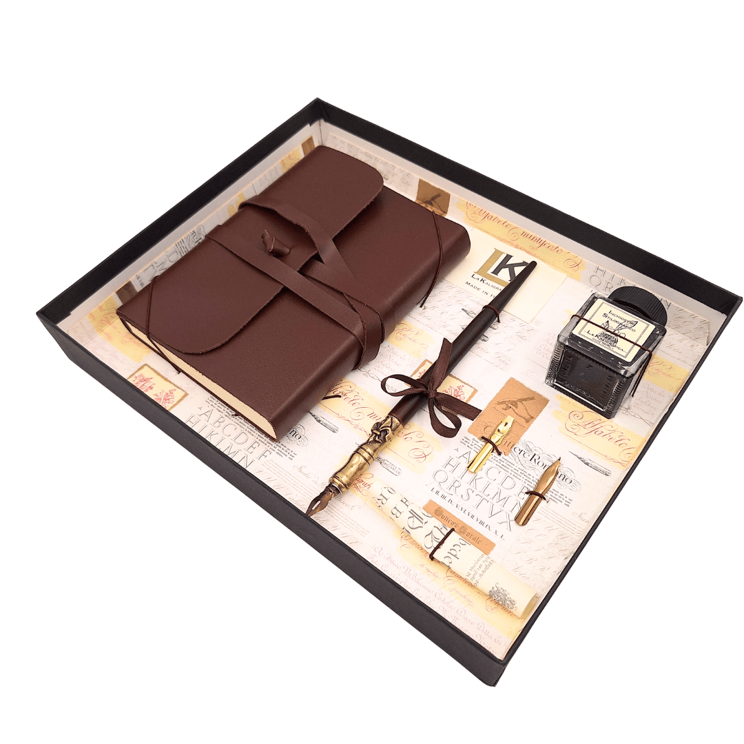 Set exclusivo de caligrafía con cuaderno