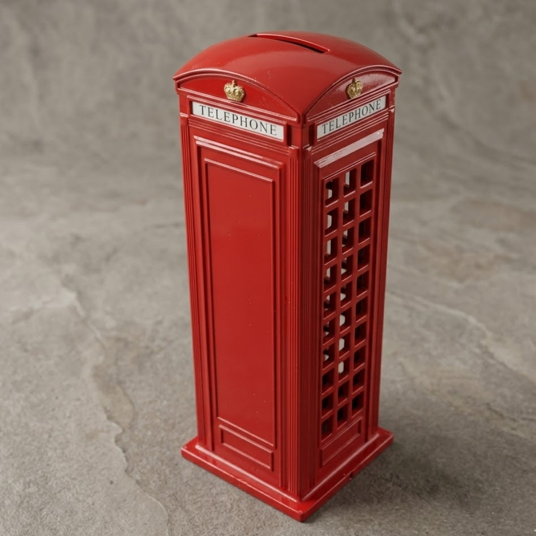 Figura decorativa de cabina telefónica