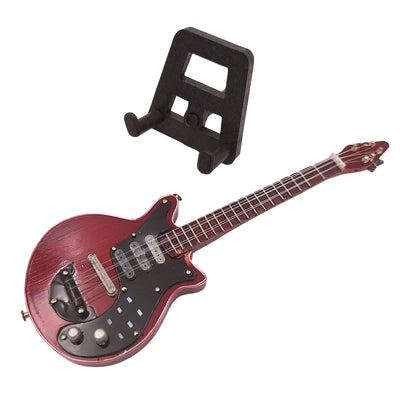 Mini guitarra de 15 cm estilo Brian May con posibilidad de personalización con grabado