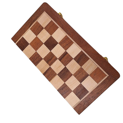 Ajedrez magnético de madera 30x30 cm plegable G614 con grabado