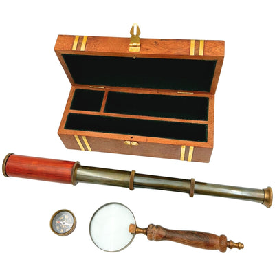 Set de regalo exclusivo retro con grabado
