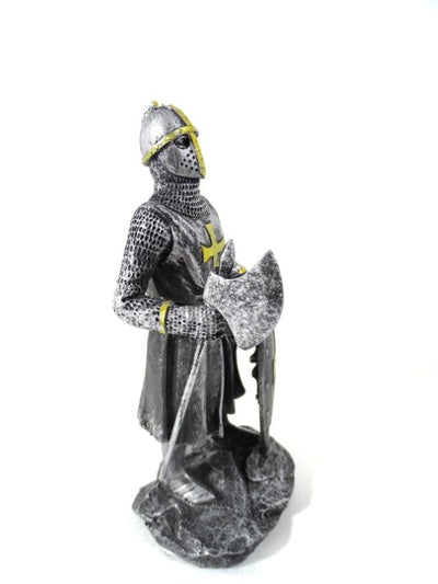 Figura de caballero cruzado 18 cm con posibilidad de personalización con grabado