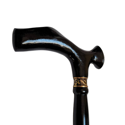 Elegante Bastón Plegable para Caminar con Mango Metálico