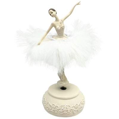 Caja de Música Bailarina Reina de las Nieves Móvil 23,5 cm con Grabado