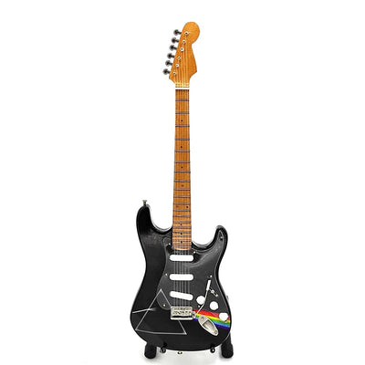 Mini guitarra Pink Floyd de madera de caoba, hecha a mano, 27,5 cm, posibilidad de personalización con grabado, regalo ideal para fans de la música