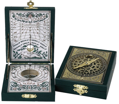 Reloj de sol con brújula Kepler díptico