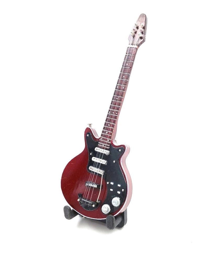 Mini guitarra de 15 cm estilo Brian May con posibilidad de personalización con grabado