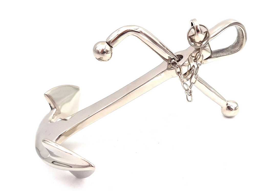 Ancla metálica 20 cm plateada con posibilidad de grabado - ideal para regalo a amantes del mar y la navegación - decoración marítima elegante para interiores