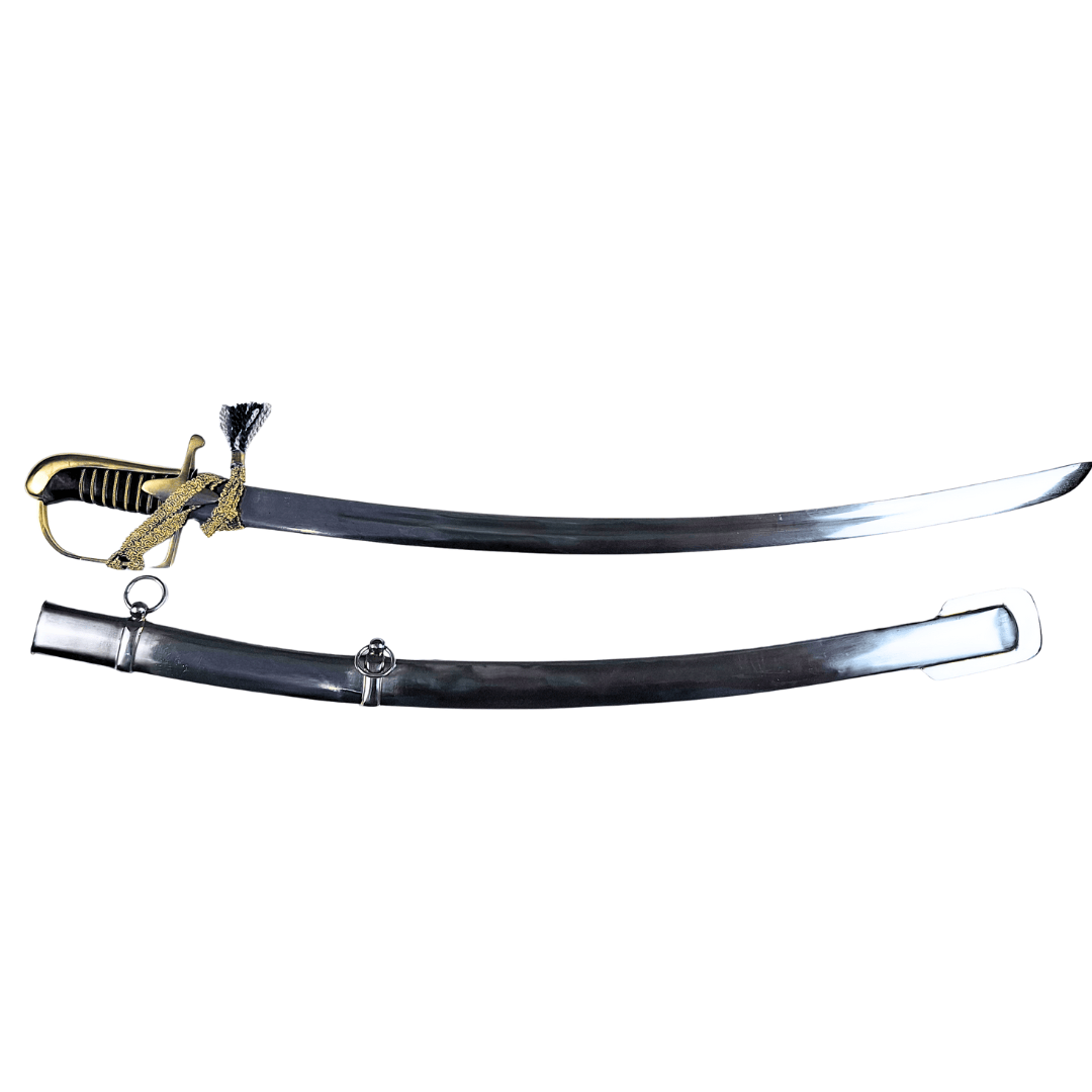 Sable de Caballería Polaco Modelo 1921 "Radziwiłłówka" - Réplica con Posibilidad de Personalización con Grabado, Regalo Elegante para Amantes de la Historia, Hecho de Acero de Alta Calidad, Longitud 95 cm