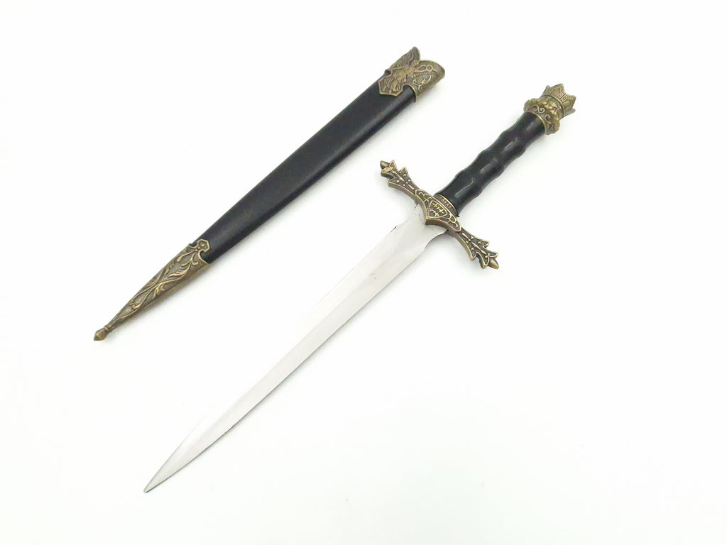 Daga de caballero de 34 cm réplica decorativa con posibilidad de grabado