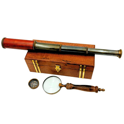 Set de regalo exclusivo retro con grabado