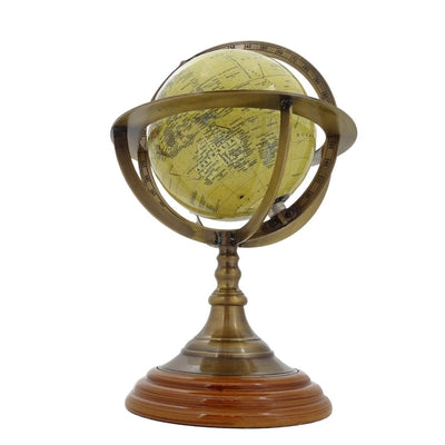 Globo decorativo con base de latón y opción de grabado personalizado
