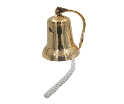 Campana de barco de latón de 25 cm con grabado personalizado