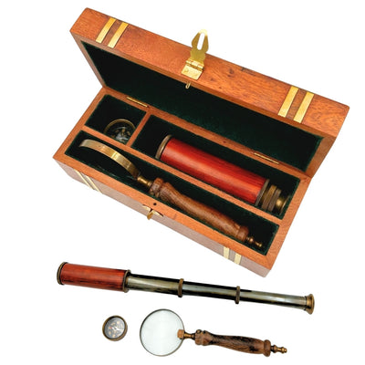Set de regalo exclusivo retro con grabado