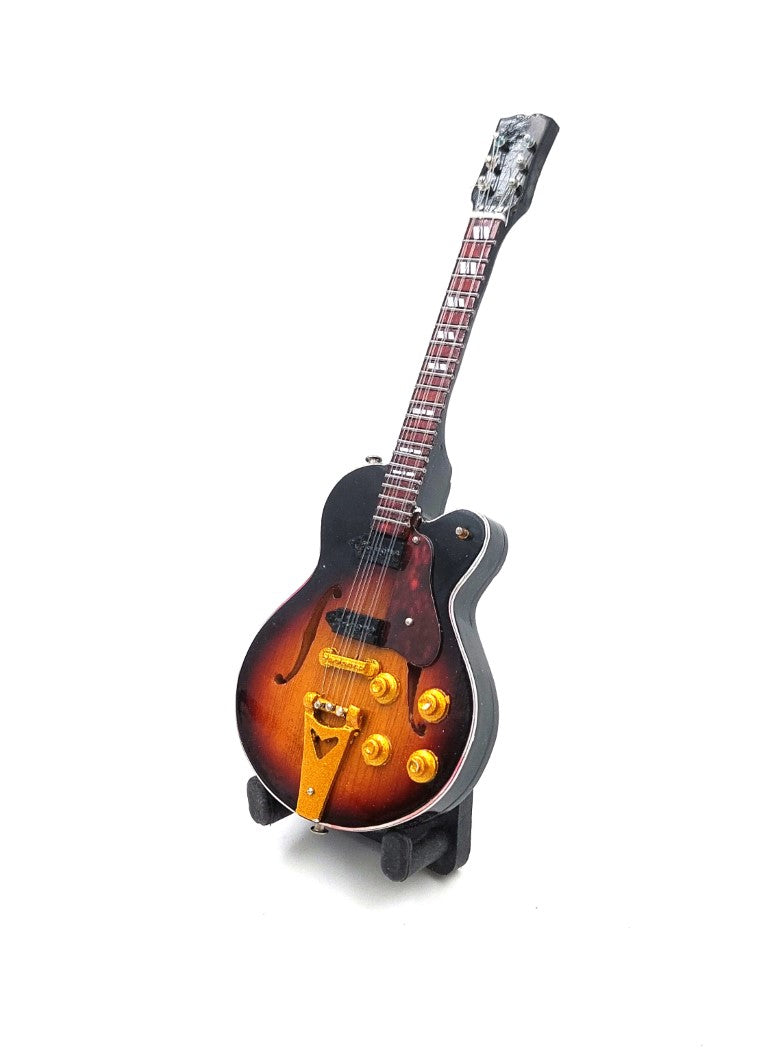 Mini guitarra de 15 cm BMG-011 estilo Elvis Presley con posibilidad de personalización con grabado