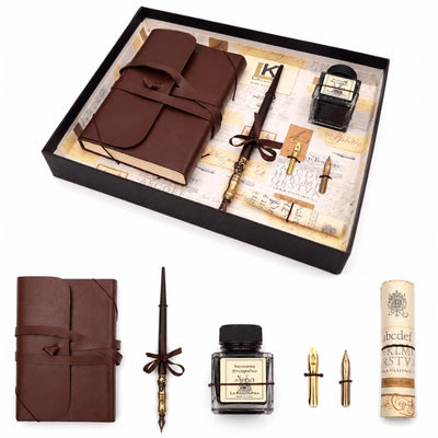 Set exclusivo de caligrafía con cuaderno