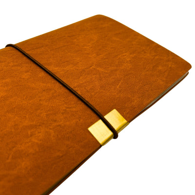 Cuaderno de viaje de cuero con grabado personalizado  