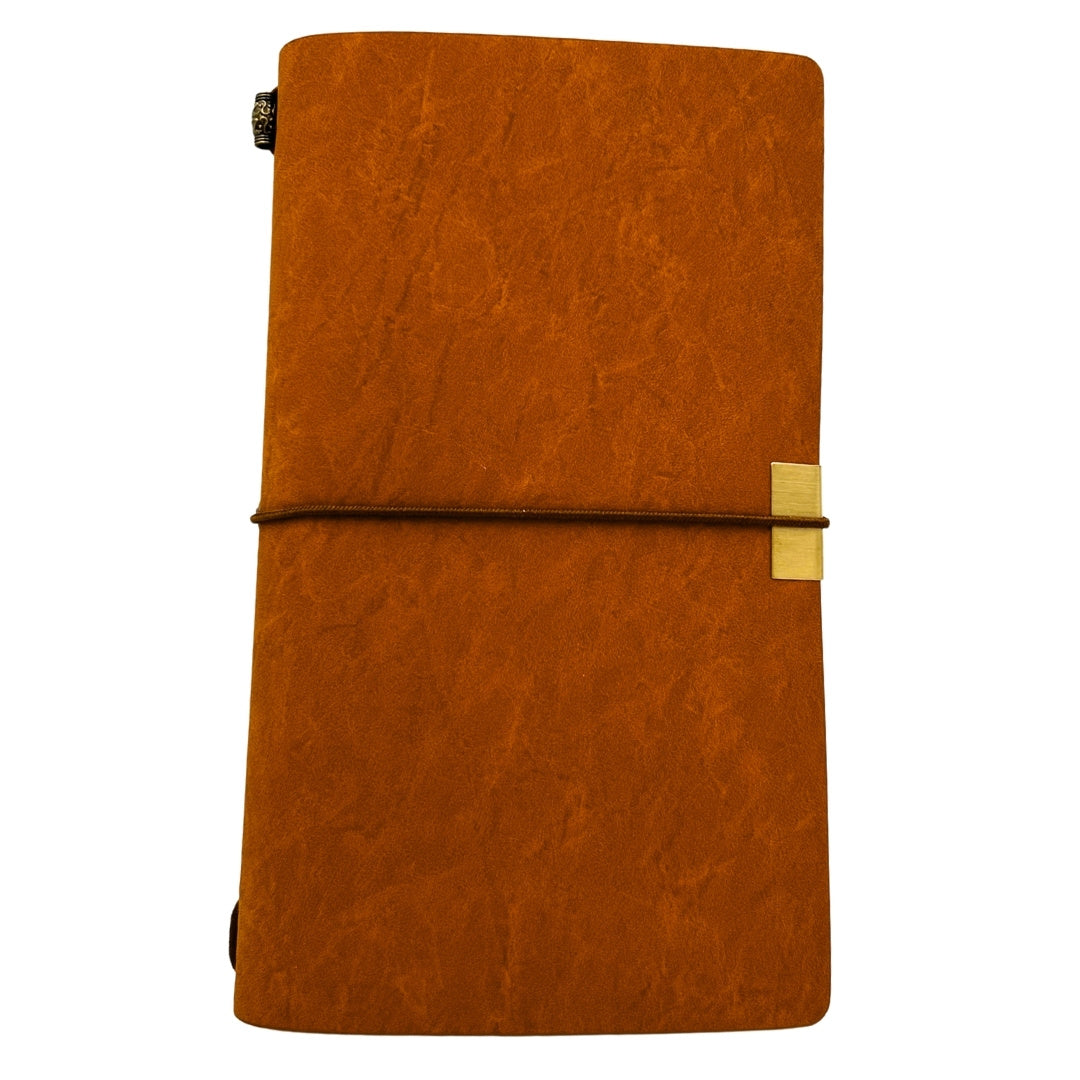 Cuaderno de viaje de cuero con grabado personalizado  