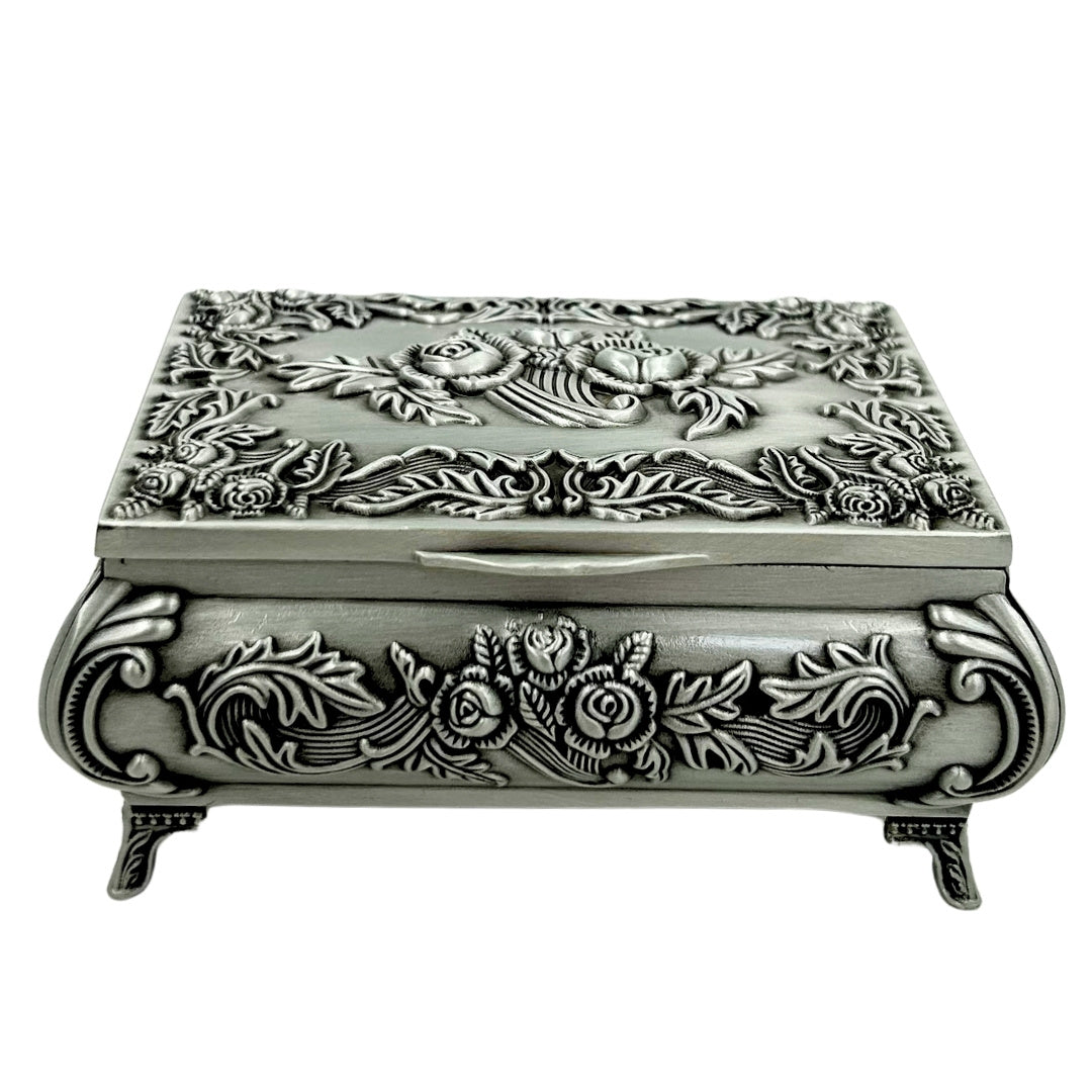 Caja metálica decorativa 2075 con grabado