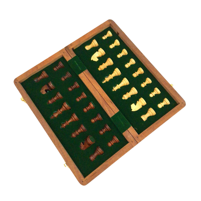 Ajedrez magnético de madera 25x25 cm con posibilidad de grabado personalizado