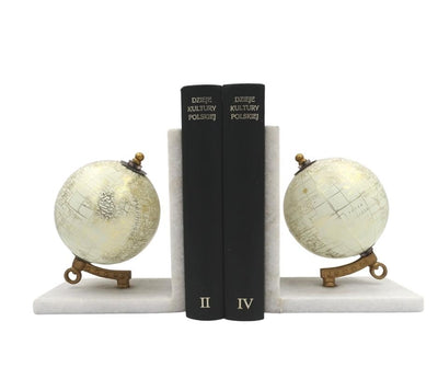 Soportes de mármol para libros Globos GLB-85 con grabado