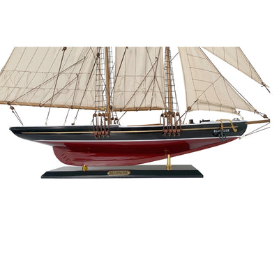 Modelo de velero Bluenose de 80 cm con posibilidad de personalización con grabado