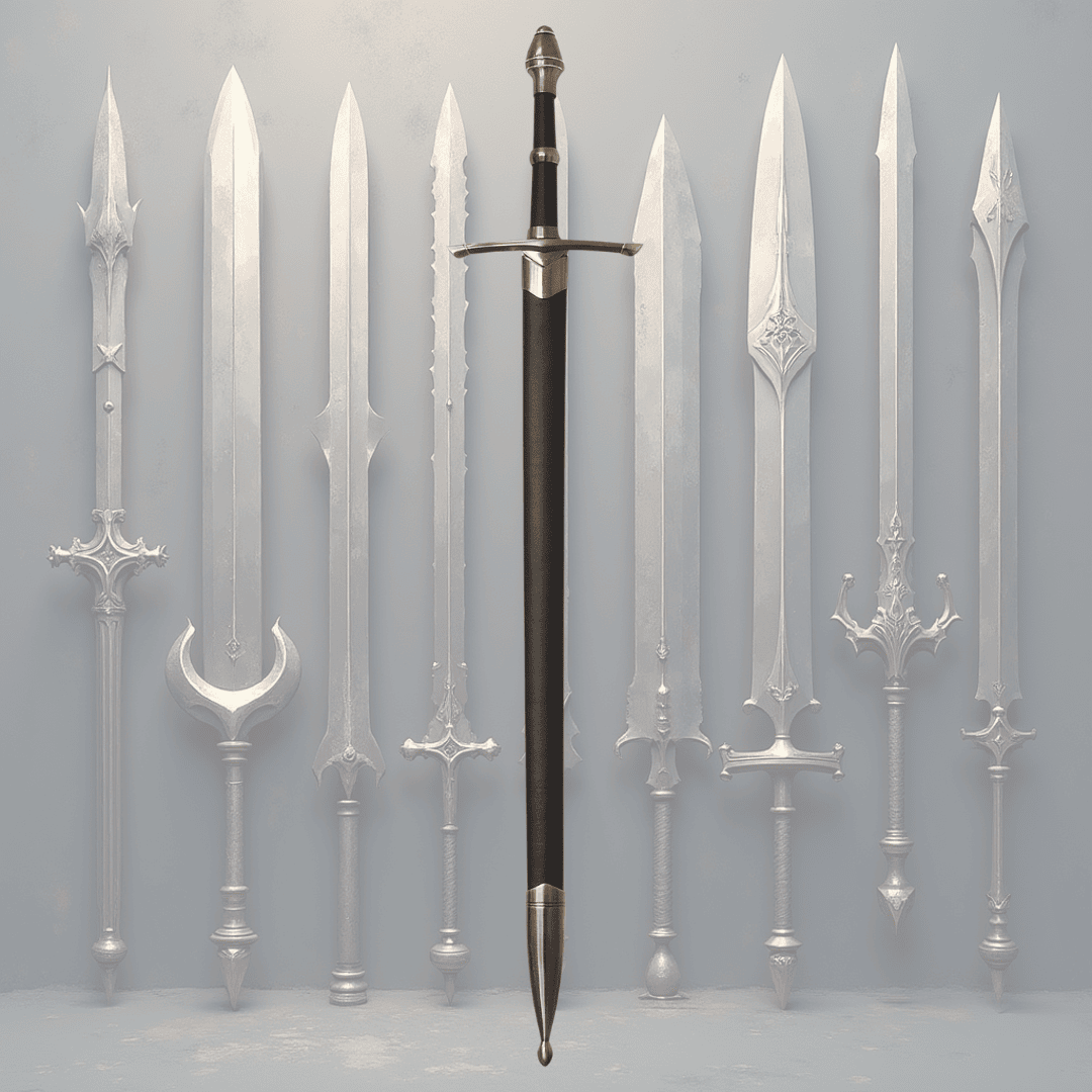 Espada de caballero de acero con vaina de 105 cm: elegante réplica de acero inoxidable con posibilidad de grabado