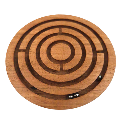 Juego de habilidad bolas en laberinto de madera con posibilidad de personalización mediante grabado