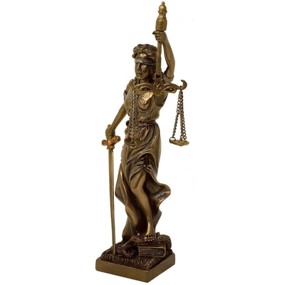 Figura de Temis diosa de la justicia 20 cm con posibilidad de personalización con grabado