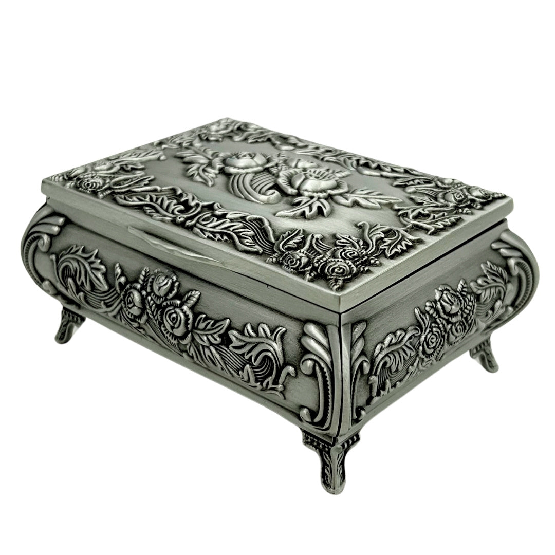 Caja metálica decorativa 2075 con grabado